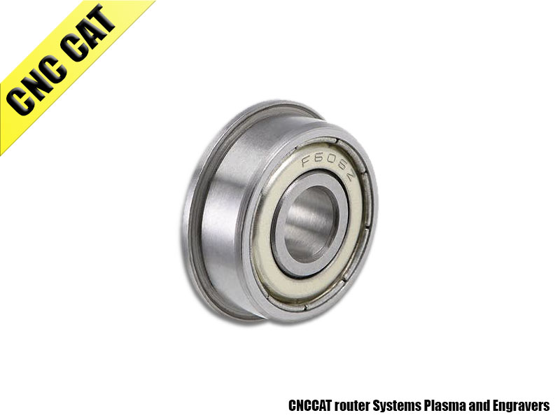 F606z Flanged Deep Groove Shielded Ball Bearing 6x17x6mm