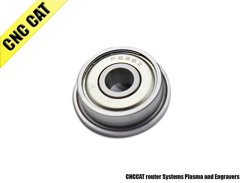 F626z Flanged Deep Groove Shielded Ball Bearing 6x19x6mm