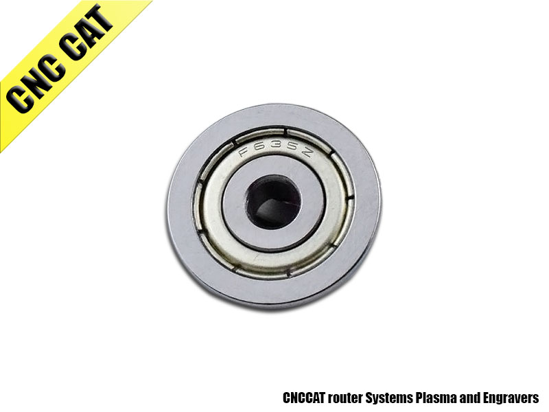 F635z Flanged Deep Groove Shielded Ball Bearing 5x19x6mm