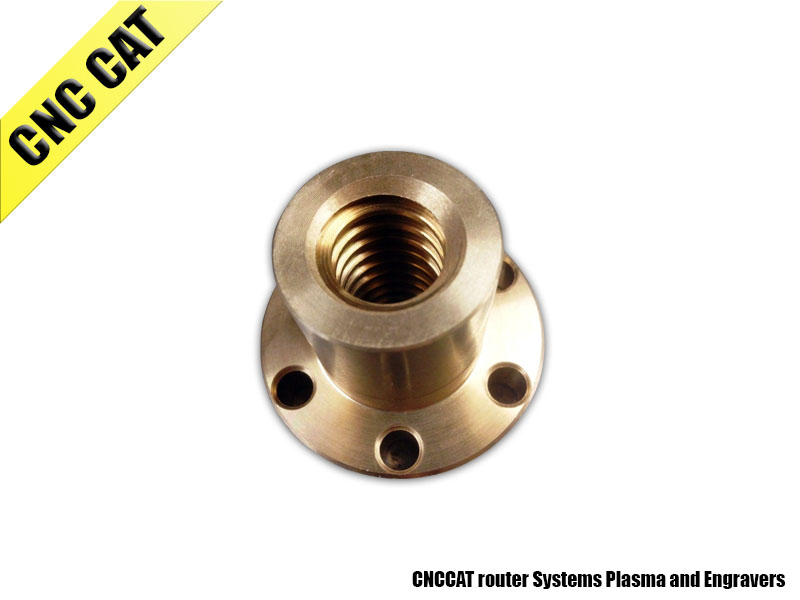 BFM10 x 3D Trapezoidal Flanged Bronze Nut RF